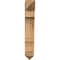 Ekena Millwork Balboa Arts & Crafts Rough Sawn Bracket, Western Red Cedar, 4"W x 14"D x 26"H BKT04X14X26BOA03RWR - alternate 4